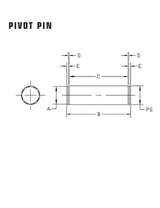 Cylinder pivot pin accessory