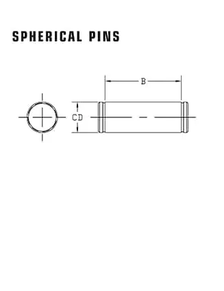 Spherical pins accessory